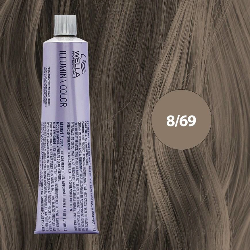 Illumina Color Hajfesték - 8/69 60ml Light Violet Cendre Blonde főképe